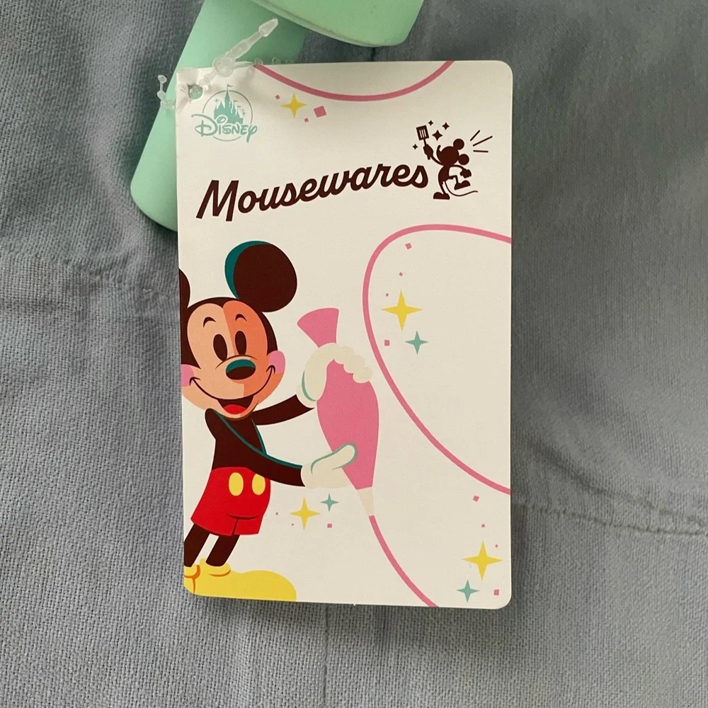 NEW Walt‎ Disney Parks Mouse Wares Mickey Mouse Head Icon Rolling Pin Green